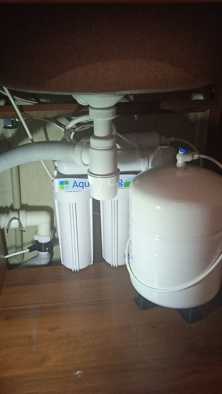 Пример установки AquaSpring AS-500 в Витебске